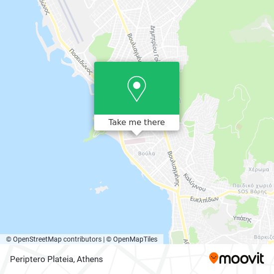 Periptero Plateia map