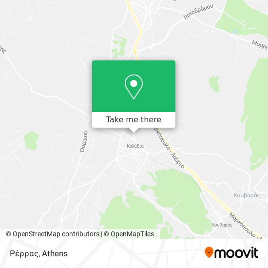 Ρέρρας map