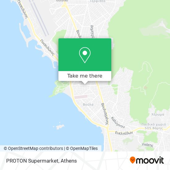 PROTON Supermarket map