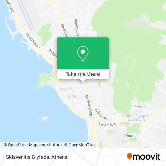 Sklavenitis Glyfada map