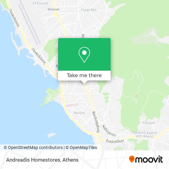 Andreadis Homestores map