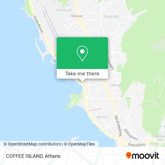 COFFEE ISLAND map