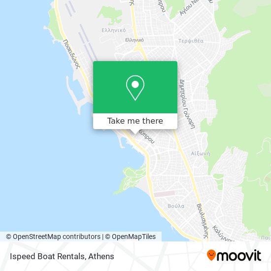 Ispeed Boat Rentals map