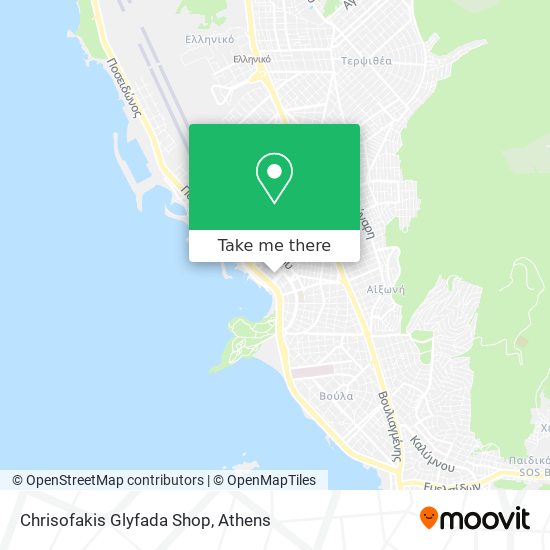 Chrisofakis Glyfada Shop map