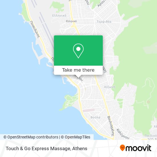 Touch & Go Express Massage map