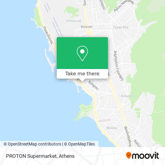 PROTON Supermarket map