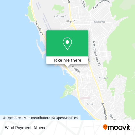 Wind Payment map