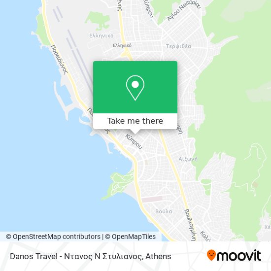 Danos Travel - Ντανος Ν Στυλιανος map