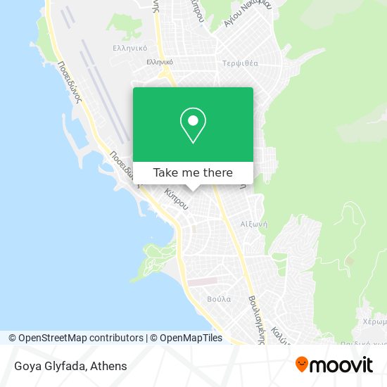 Goya Glyfada map