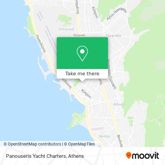 Panouseris Yacht Charters map