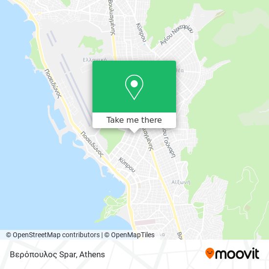 Βερόπουλος Spar map