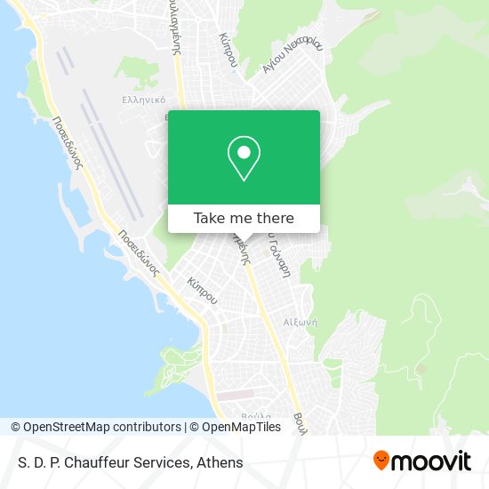 S. D. P. Chauffeur Services map