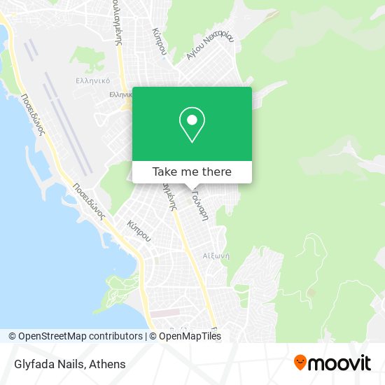 Glyfada Nails map