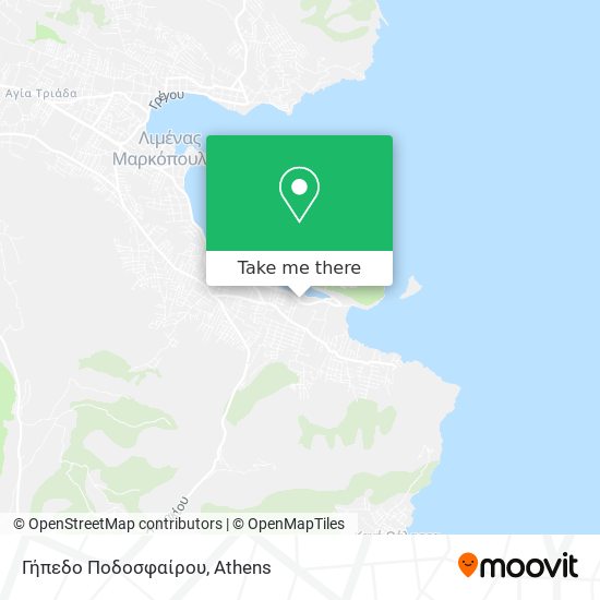 Γήπεδο Ποδοσφαίρου map