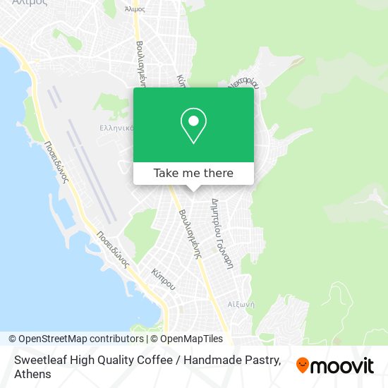 Sweetleaf High Quality Coffee / Handmade Pastry map