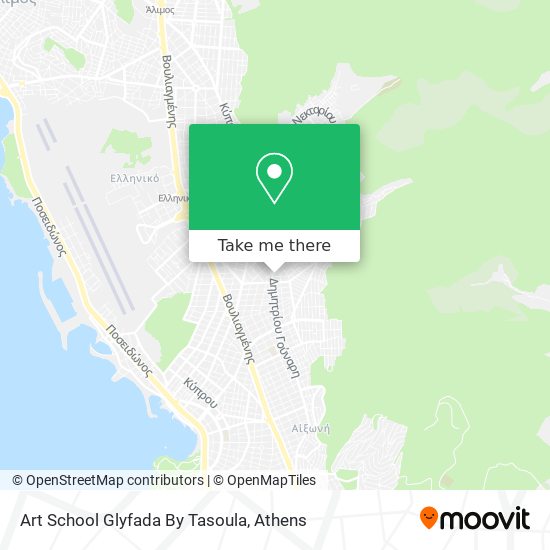 Art School Glyfada By Tasoula map