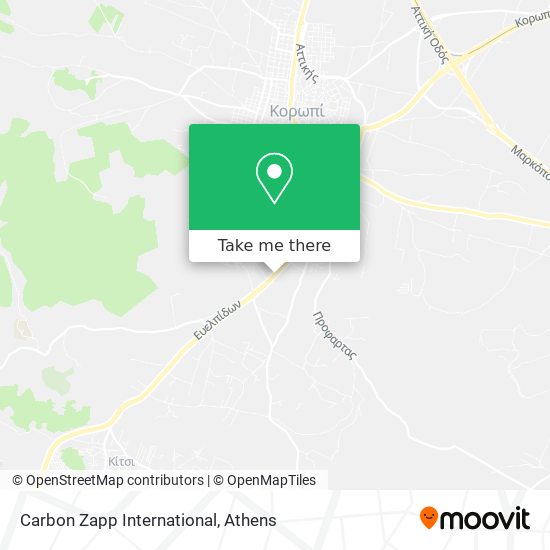 Carbon Zapp International map
