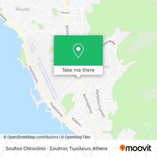 Soultos Chiroclinic - Σουλτος Τιμολεων map