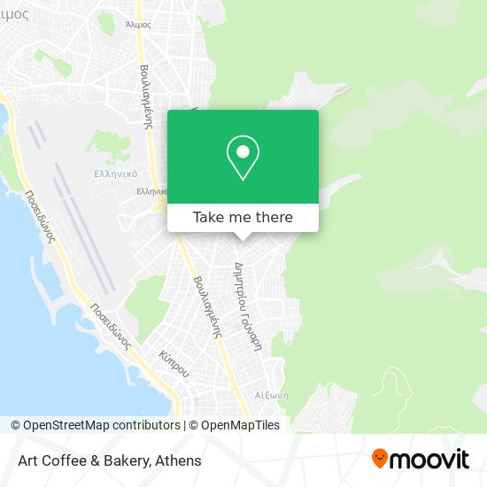 Art Coffee & Bakery map