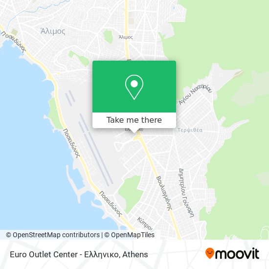 Euro Outlet Center - Ελληνικο map