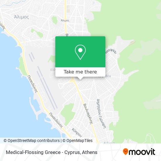 Medical-Flossing Greece - Cyprus map