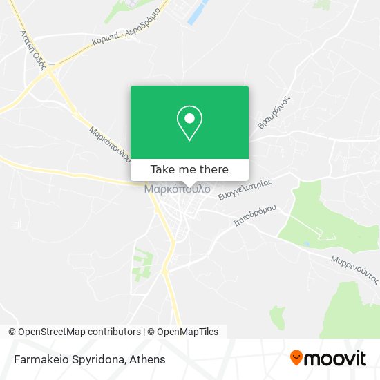 Farmakeio Spyridona map