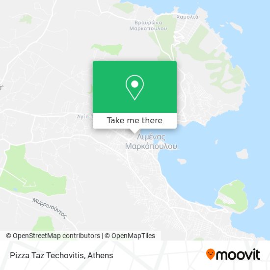 Pizza Taz Techovitis map