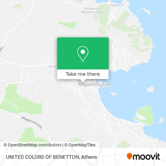 UNITED COLORS OF BENETTON map