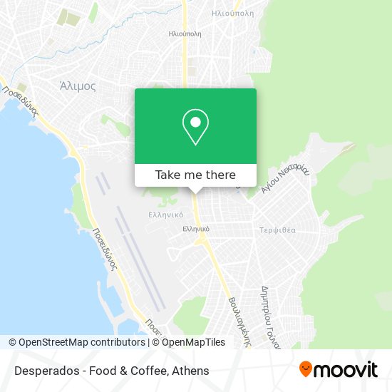 Desperados - Food & Coffee map