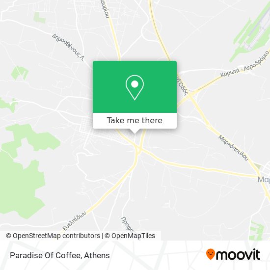 Paradise Of Coffee map