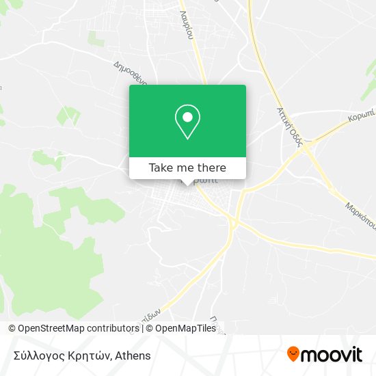 Σύλλογος Κρητών map