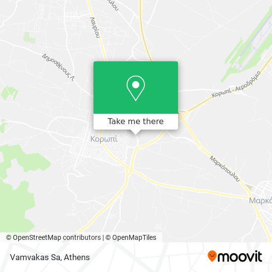 Vamvakas Sa map