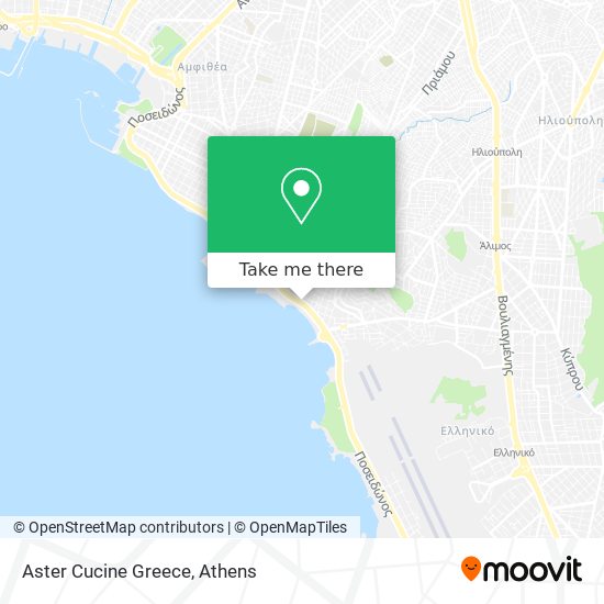 Aster Cucine Greece map