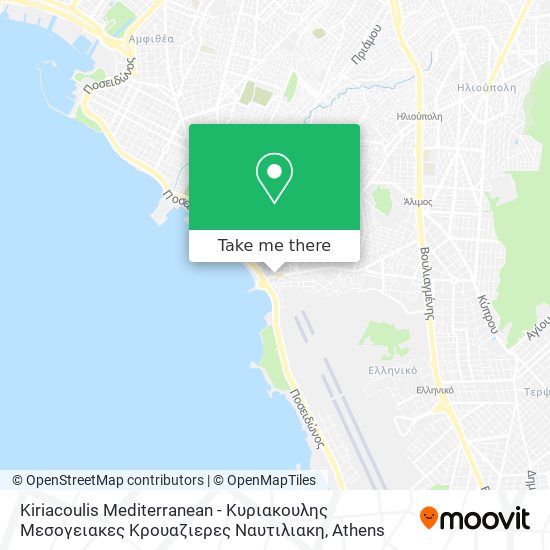 Kiriacoulis Mediterranean - Κυριακουλης Μεσογειακες Κρουαζιερες Ναυτιλιακη map
