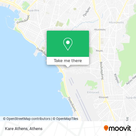 Kare Athens map