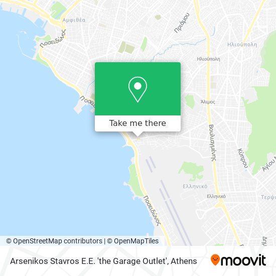 Arsenikos Stavros E.E. 'the Garage Outlet' map