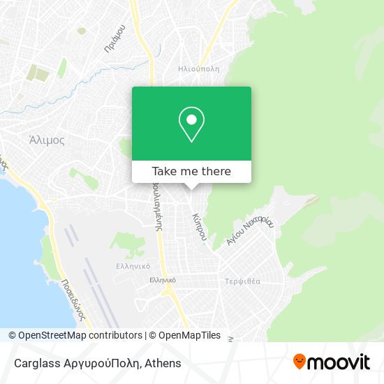 Carglass ΑργυρούΠολη map