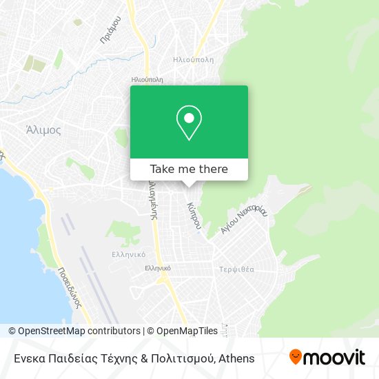 Ένεκα Παιδείας Τέχνης & Πολιτισμού map