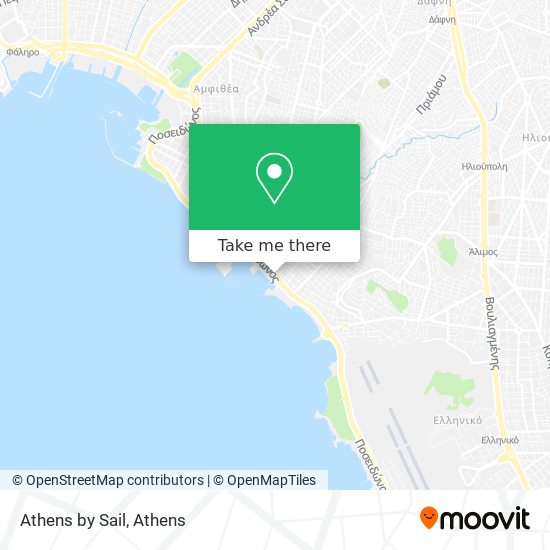 Athens by Sail map