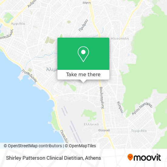 Shirley Patterson Clinical Dietitian map