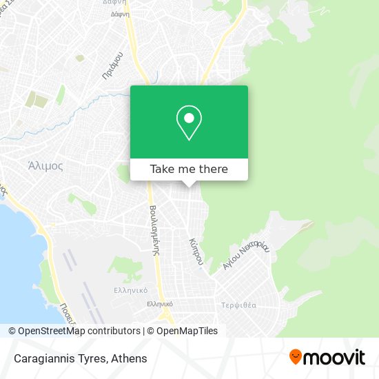 Caragiannis Tyres map