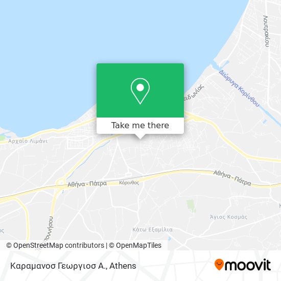 Καραμανοσ Γεωργιοσ Α. map