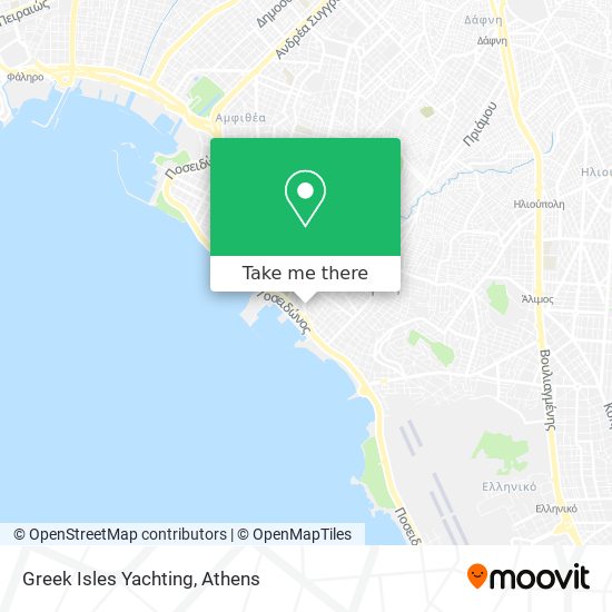 Greek Isles Yachting map