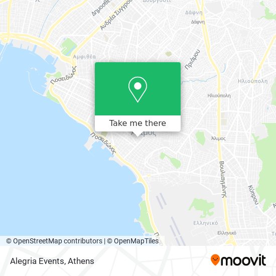 Alegria Events map