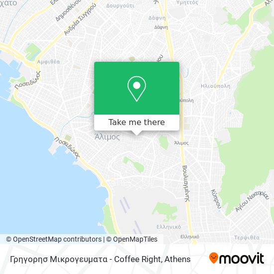 Γρηγορησ Μικρογευματα - Coffee Right map