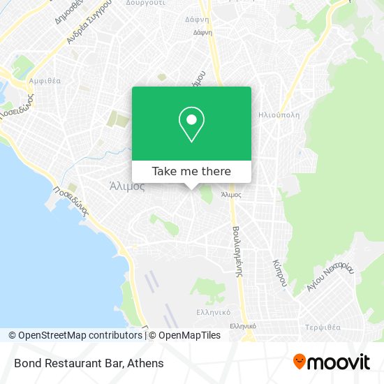 Bond Restaurant Bar map