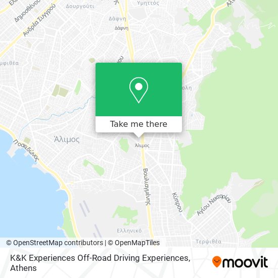 K&K Experiences Off-Road Driving Experiences map