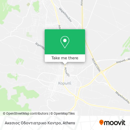 Ακεσιος Οδοντιατρικο Κεντρο map