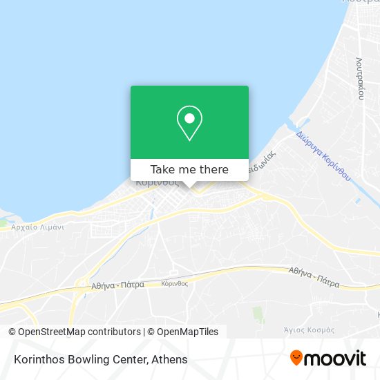 Korinthos Bowling Center map