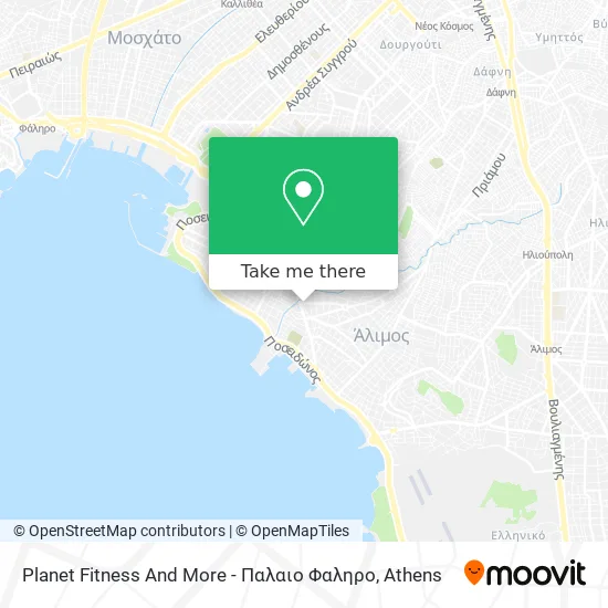 Planet Fitness And More - Παλαιο Φαληρο map